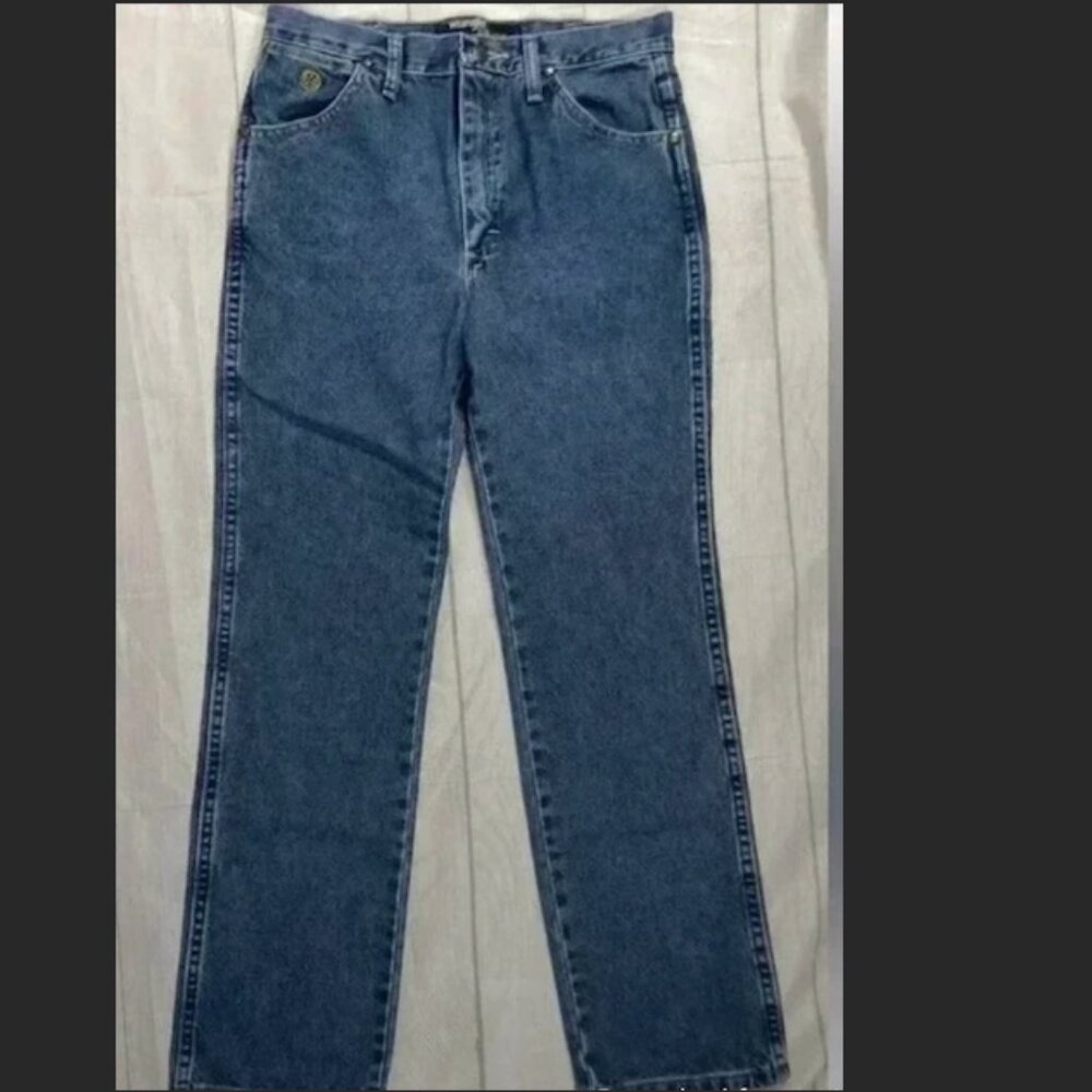 WRANGLER GEORGE STRAIT collection Blue Denim Jeans Size 30x30 10936GSHD